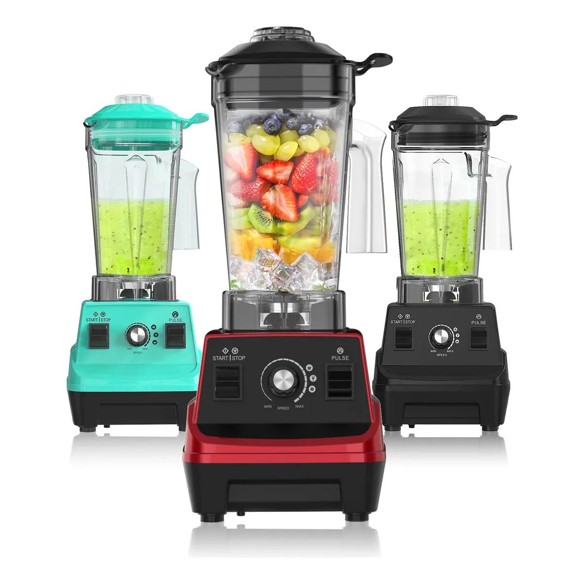 GENERICO - Licuadora Profesional Greenote 1800w 2L Tritan Hielo Batidos