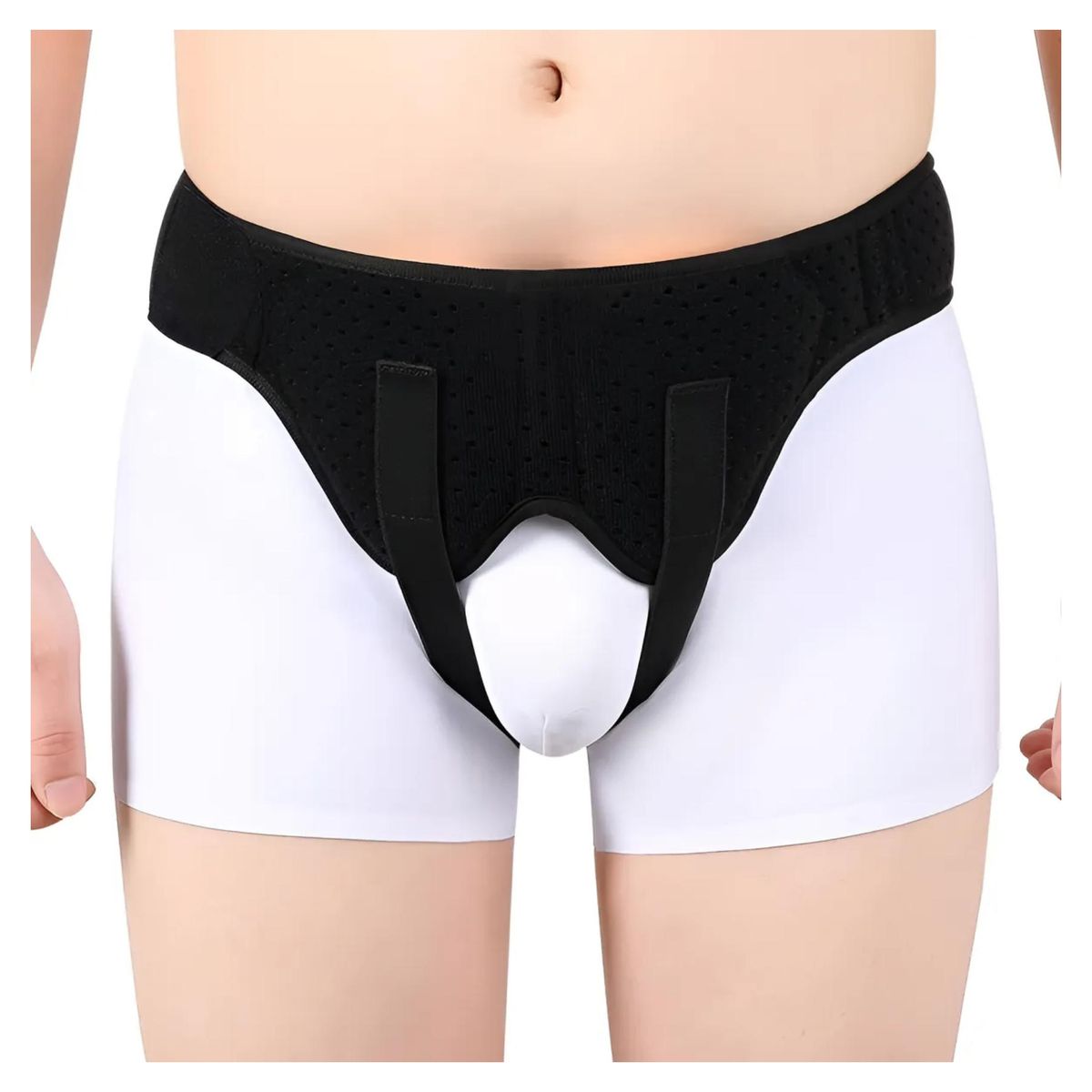 ATURE - Faja Hernia Inguinal Soporte Ingle Hombre Bilateral Ajustabl M