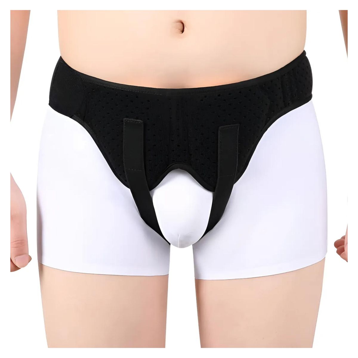 ATURE - Faja Hernia Inguinal Soporte Ingle Hombre Bilateral Ajustabl M