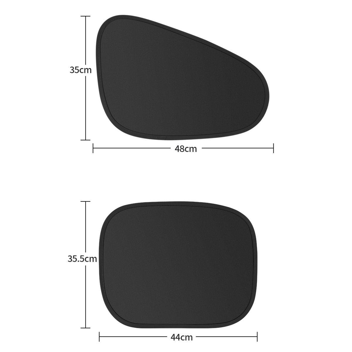 ATURE - 4 Piezas De Película Electrostática Para Coche Parasol