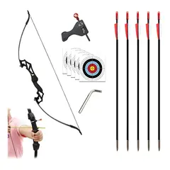 KUANGYE - Arco Recurvo Deportivo Con Flechas Y Accesorios Para Adultos