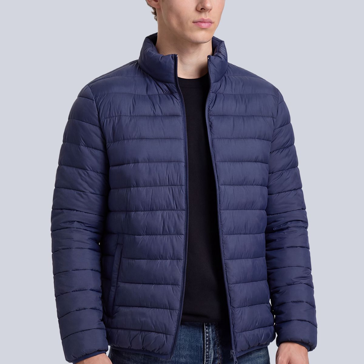 EASTONE - Chaqueta Hombre Acolchada Liviana Invierno