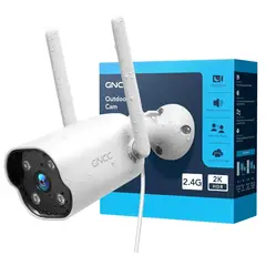 GENERICO - Cámara De Seguridad Gncc Con Resolución 3mp Visión Nocturna Blanco