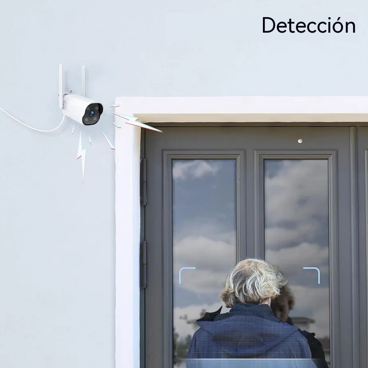 GENERICO - Cámara De Seguridad Gncc Con Resolución 3mp Visión Nocturna Blanco