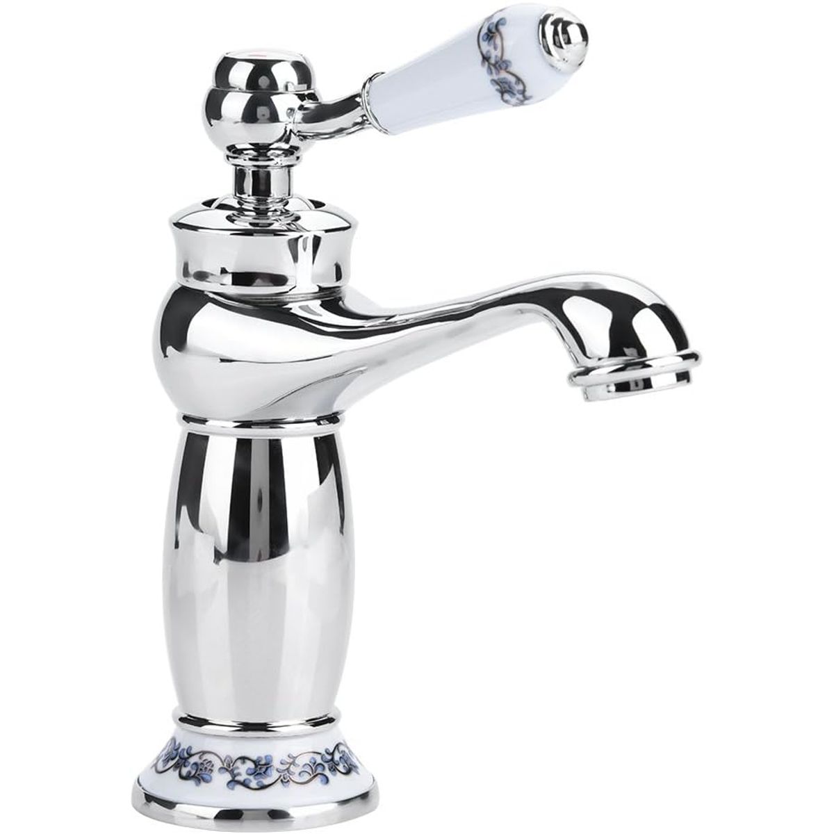 PUREPOWER - Grifo de Cerámica de Latón Antiguo Agua FríaCaliente para Baño Lavabo