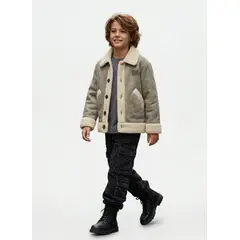 KIBOU - Chaqueta Niño Chiporro Invierno Térmica Abrigada Polar Gruesa