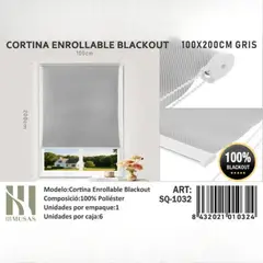 GENERICO - Cortina Roller Blackout100x200cm