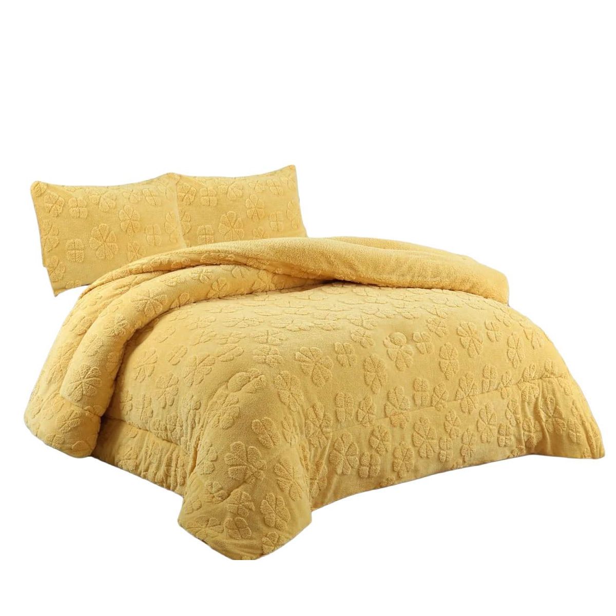 GENERICO - Plumon De Invierno Texturizado Trebol Con Chiporro 2P