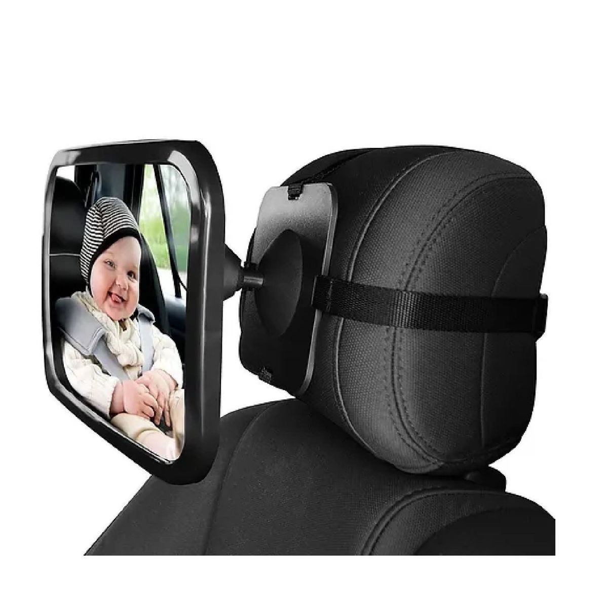 ANGELES DEL HOGAR - Espejo Para Auto XL Baby Mirror 360 universal Bebe