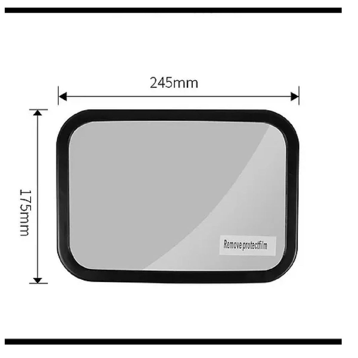 ANGELES DEL HOGAR - Espejo Para Auto XL Baby Mirror 360 universal Bebe