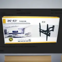 ANGELES DEL HOGAR - Soporte Base Tv de Pared Movible 26 a 63cm