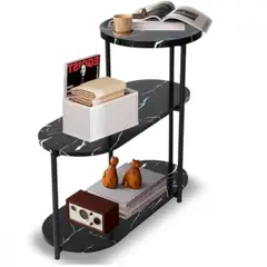 ANGELES DEL HOGAR - Mesa De Centro Auxiliar 3 Niveles Decorativa