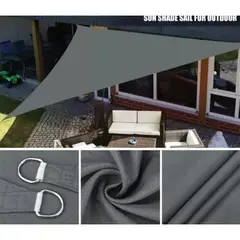 GENERICO - Toldo Vela Triangular Malla Sombra 5x5x5 mts