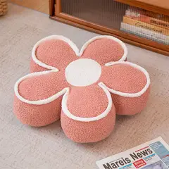 GENERICO - Cojín Decorativo Flor Diseño Moderno Color Rosa