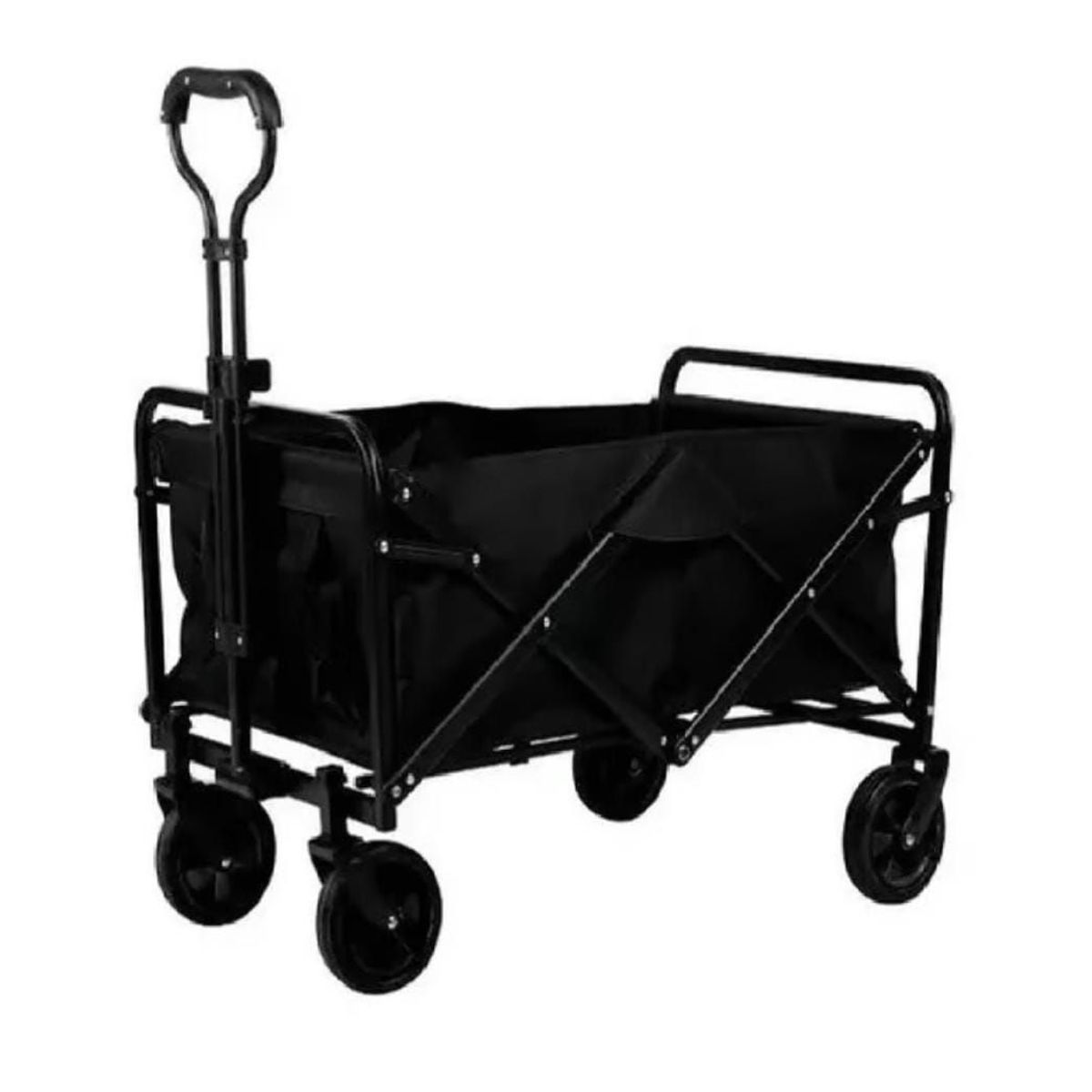 ANGELES DEL HOGAR - Carrito Para Compras Plegable Ideal Para El Camping Pro Max Color Negro