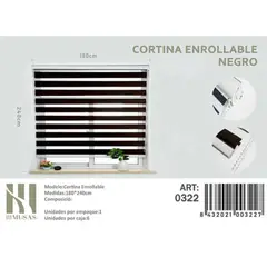 GENERICO - Cortina Roller Dia Y Noche 180X240 Cm