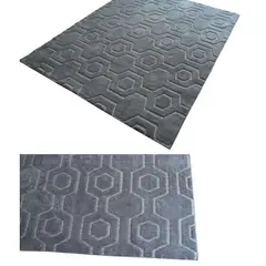 ANGELES DEL HOGAR - Alfombra Jacquard De Algodon 200X240 Cm