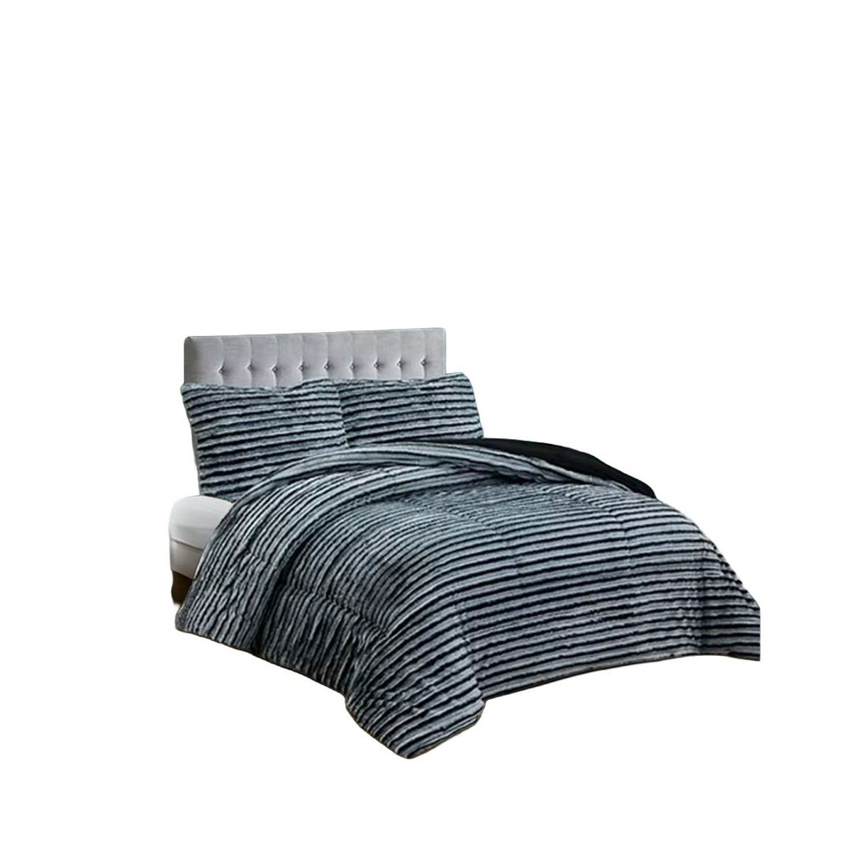 GENERICO - Plumón de Invierno de linea tipo  piel conejo