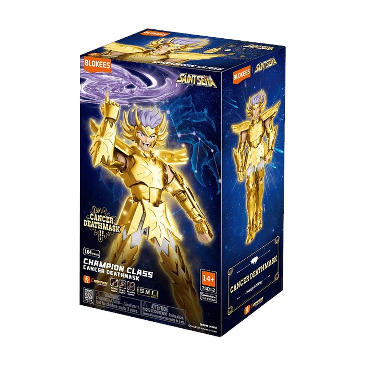 BLOKEES - Cancer Deathmask Figura Armable Blokees Caballeros Del Zodiaco