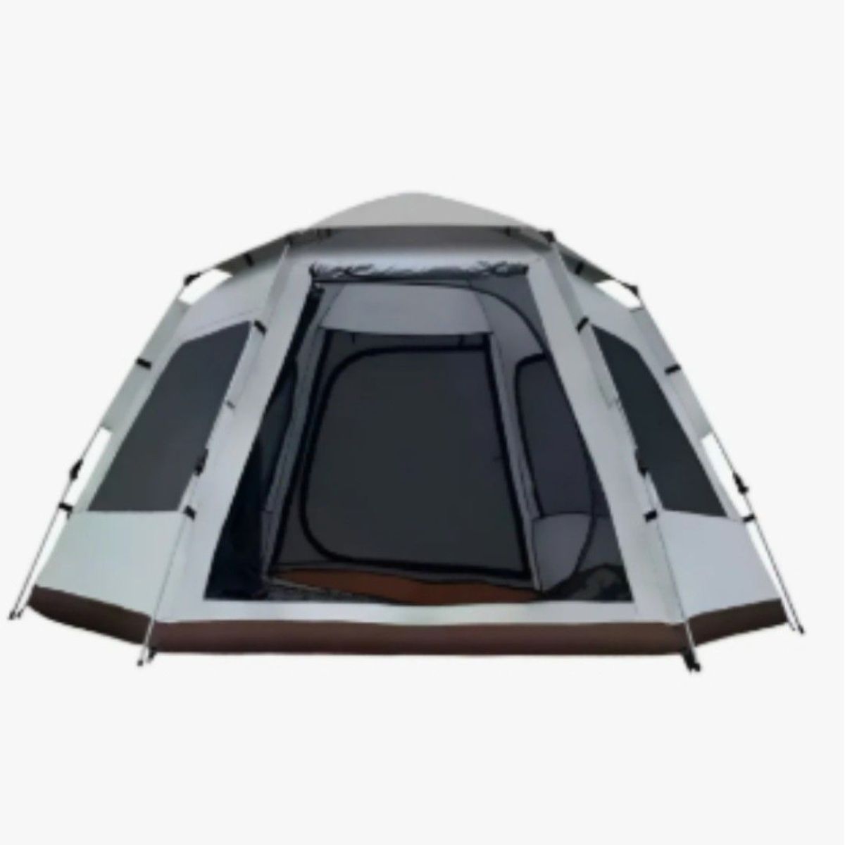 ANGELES DEL HOGAR - Carpa Automática Hexagonal Impermeable Para 6 Personas 240x270x160