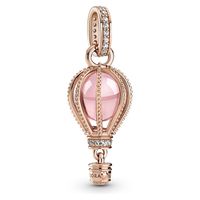 Charm De Plata Globo Aerostatico Mujer