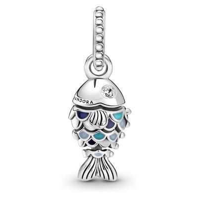 Imagen 2 del producto Charm De Plata Pez Con Escamas Mujer