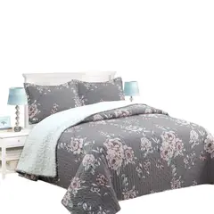 ANGELES DEL HOGAR - CUBRECAMA QUILT CON CHIPORRO DISEÑO KING