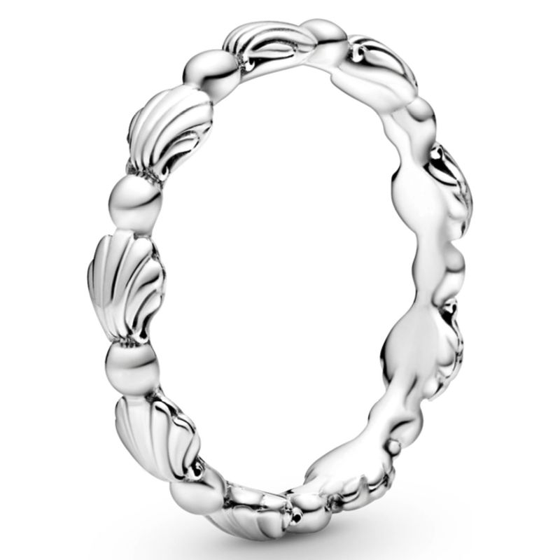 PANDORA - Anillo Banda Concha Marina Mujer Pandora