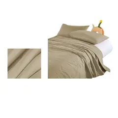 GENERICO - Plumon De Seda Liviano Y Termico Unicolor Plaza Y Media