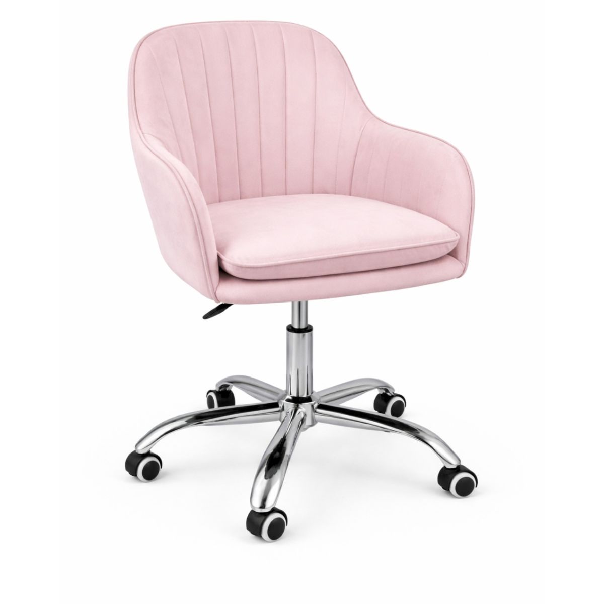 HABITA2 CHILE - Silla de Escritorio Giratoria Acolchada Lineal Silver