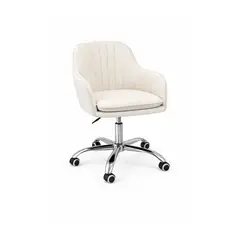HABITA2 CHILE - Silla de Escritorio Giratoria Acolchada Lineal Silver