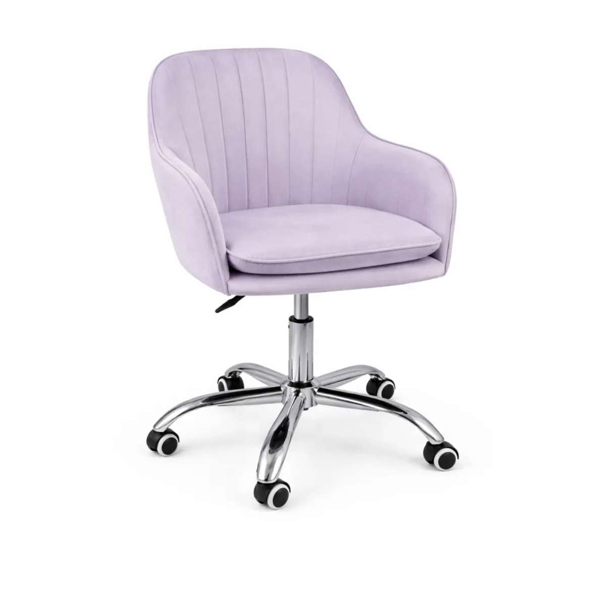 HABITA2 CHILE - Silla de Escritorio Giratoria Acolchada Lineal Silver