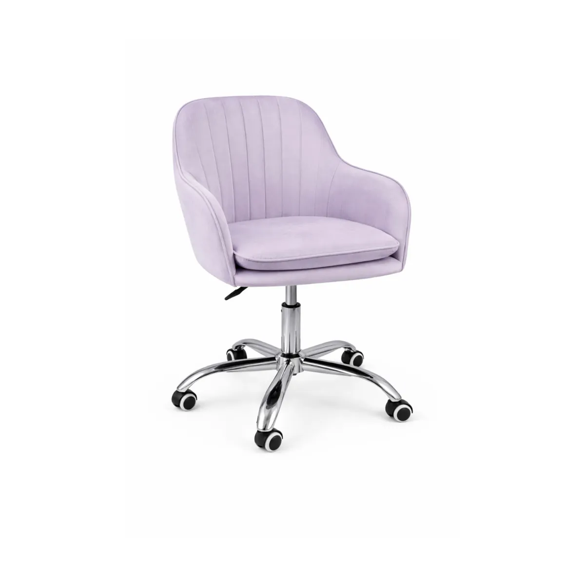 HABITA2 CHILE - Silla de Escritorio Giratoria Acolchada Lineal Silver