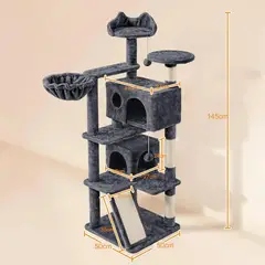 EVERSO - Árbol De Varios Niveles Para Gatos De Interior