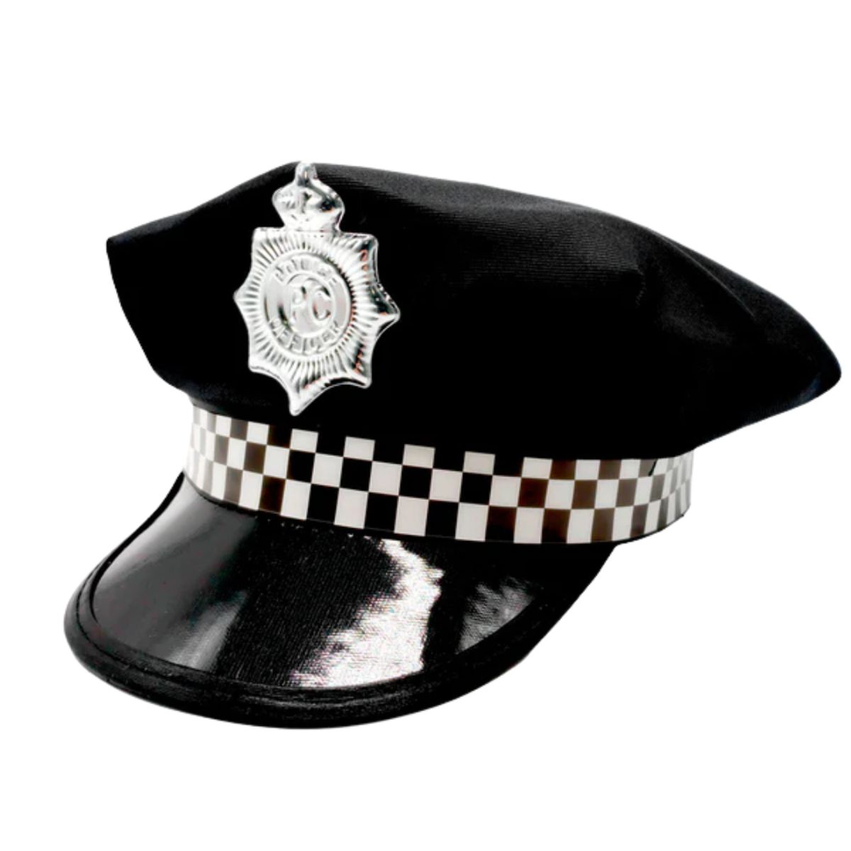 GENERICO - Gorro Sombrero Policía Adulto Unisex Disfraz  Fiestas Cosplay