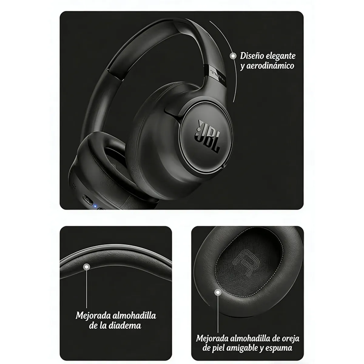 JBL - Audífonos Bluetooth 6.0 Tune 730BT