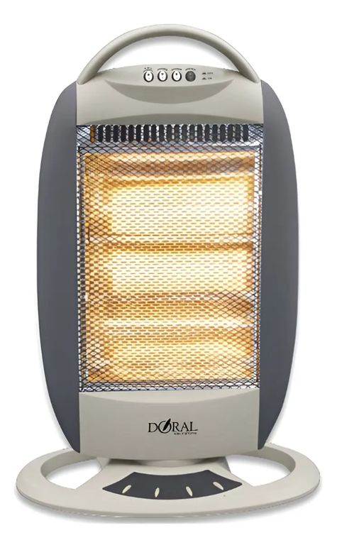 DORAL Estufa Halógena Le Roy 1200w 3 Niveles De Potencia