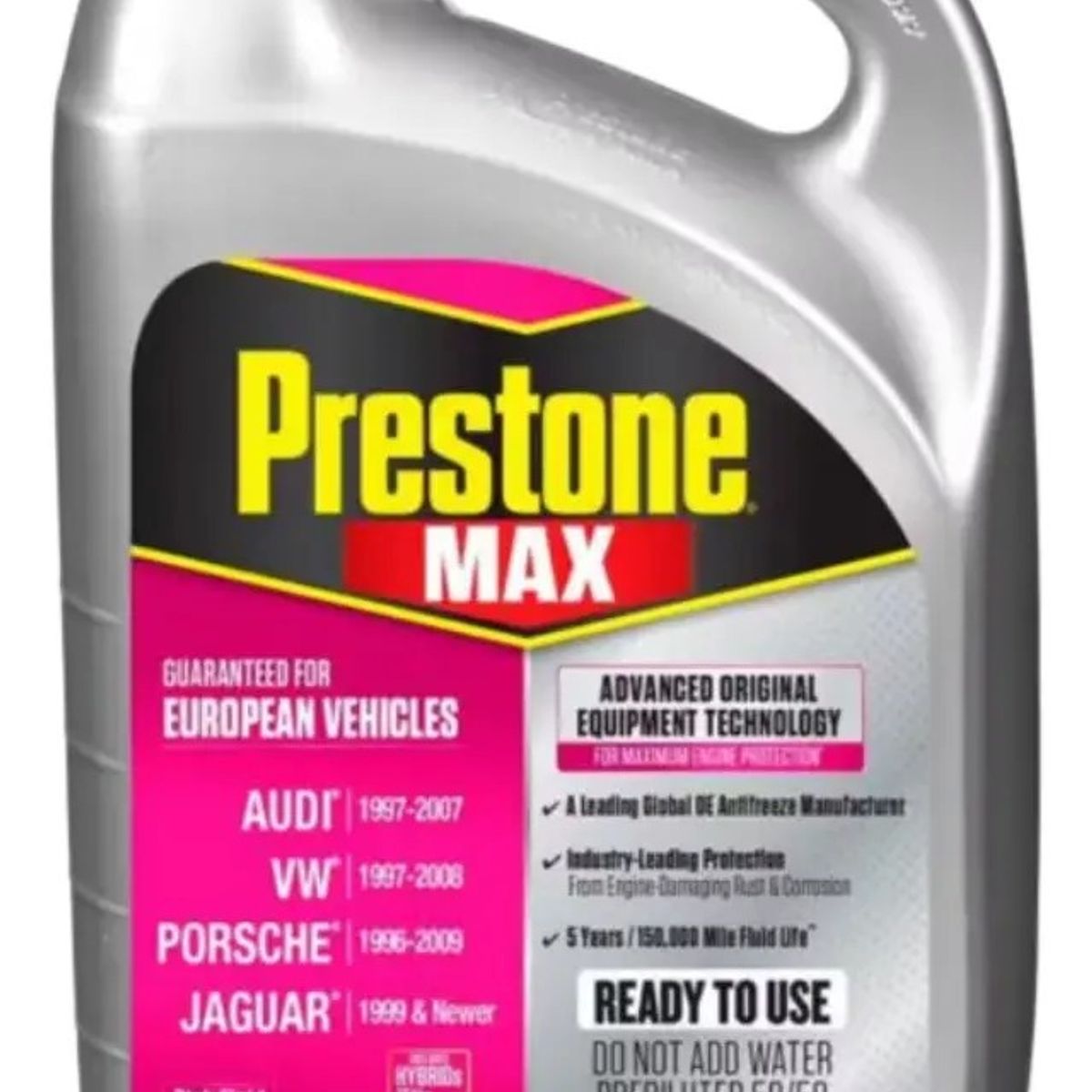 PRESTONE - Prestone Antifreeze/coolant 50/50 Color Rosado 3.75 Litros
