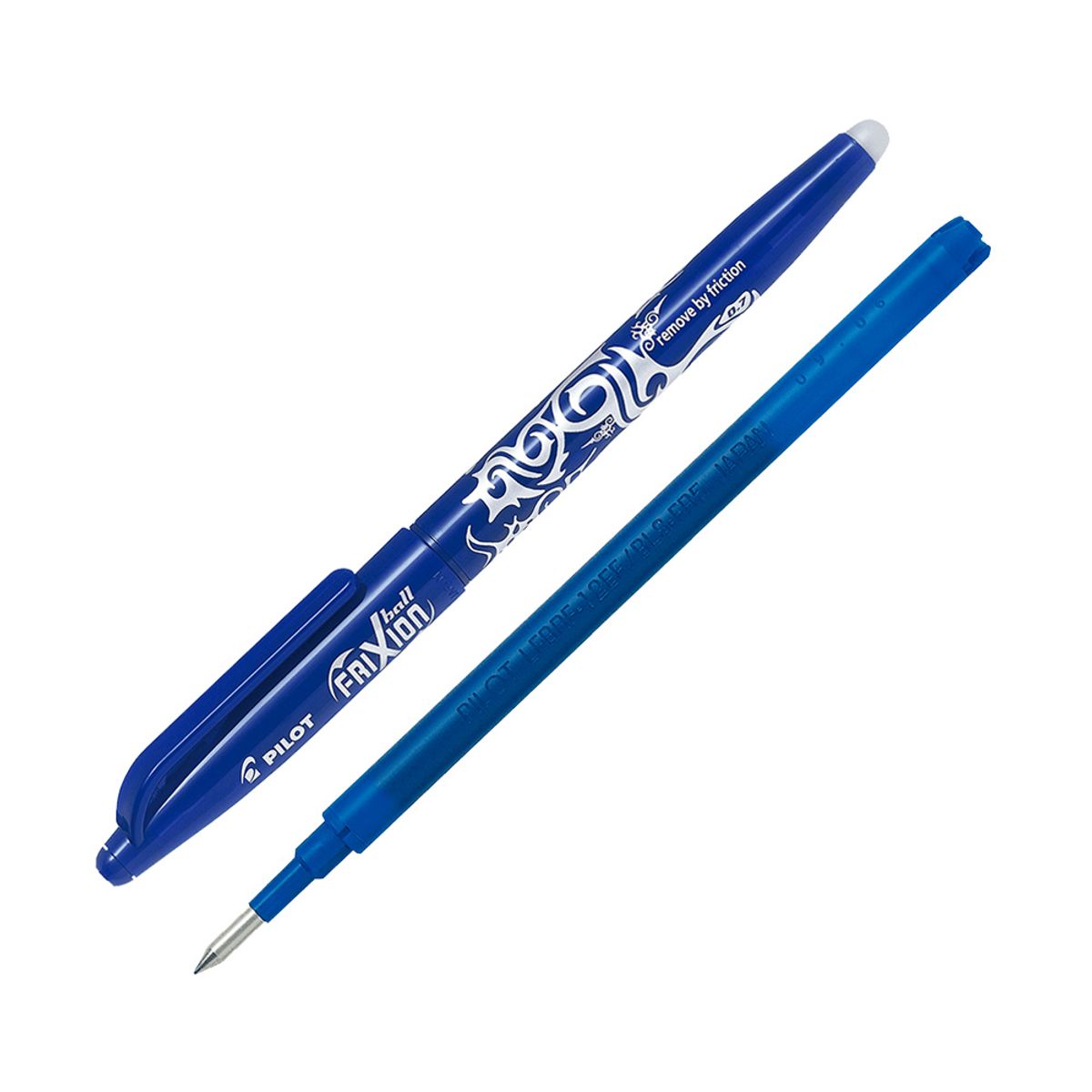 PILOT - Set Lápiz Gel Frixion Ball 0.7 mm Azul y Repuesto Pilot