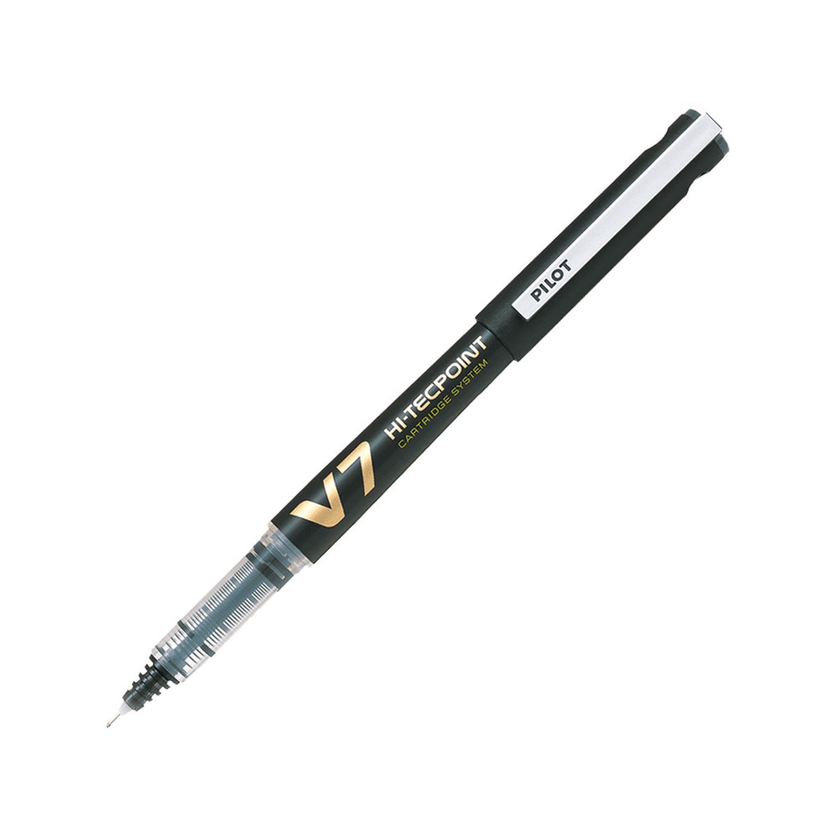 PILOT - Lápiz Tinta Hi-Tecpoint V7 Negro Recargable 0.7mm Pilot