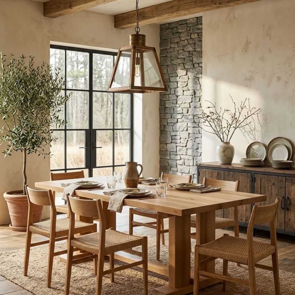 GENERICO - Comedor Nórdico - Rústico Moderno