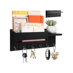 GENERICO - Organizador Perchero Repisa Moderno De Pared Labg