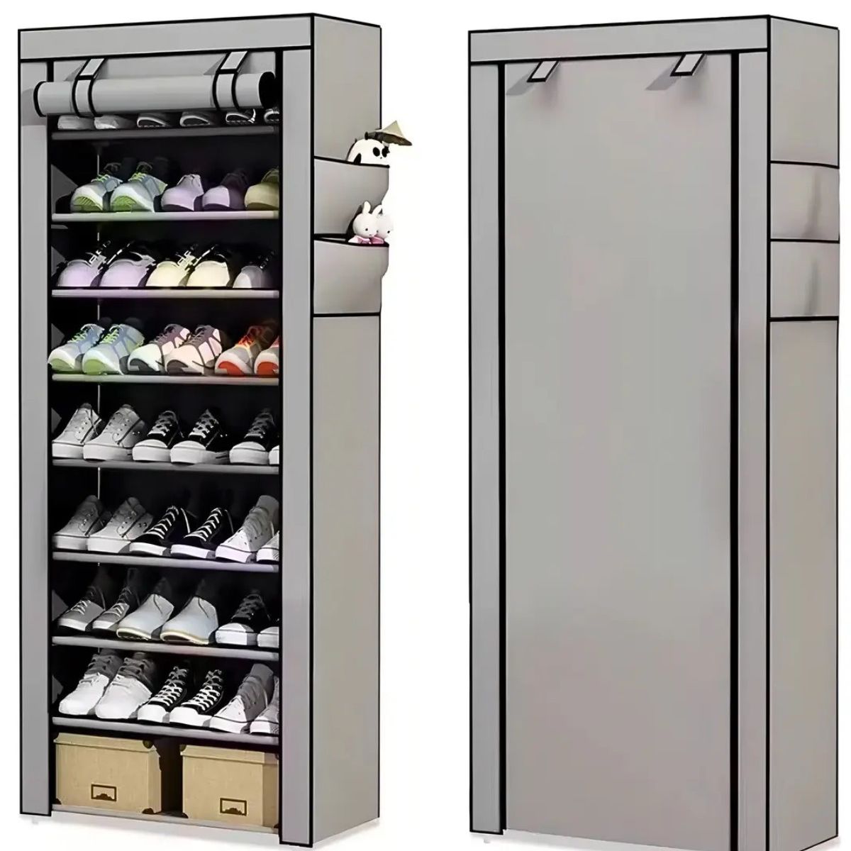 GENERICO - Zapatero Vertical Armario Estante Organizador 9 Niveles