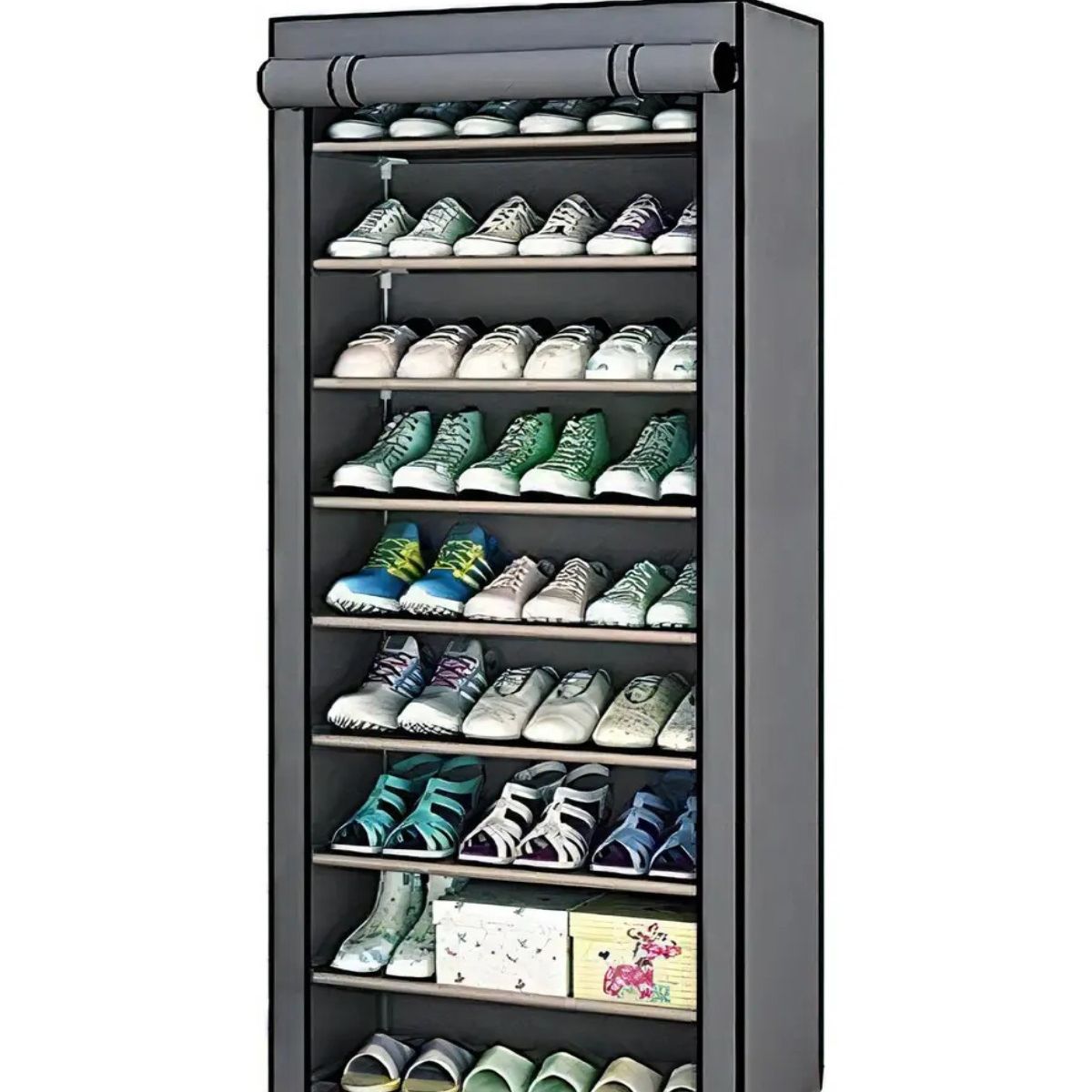 GENERICO - Zapatero Vertical Armario Estante Organizador 9 Niveles