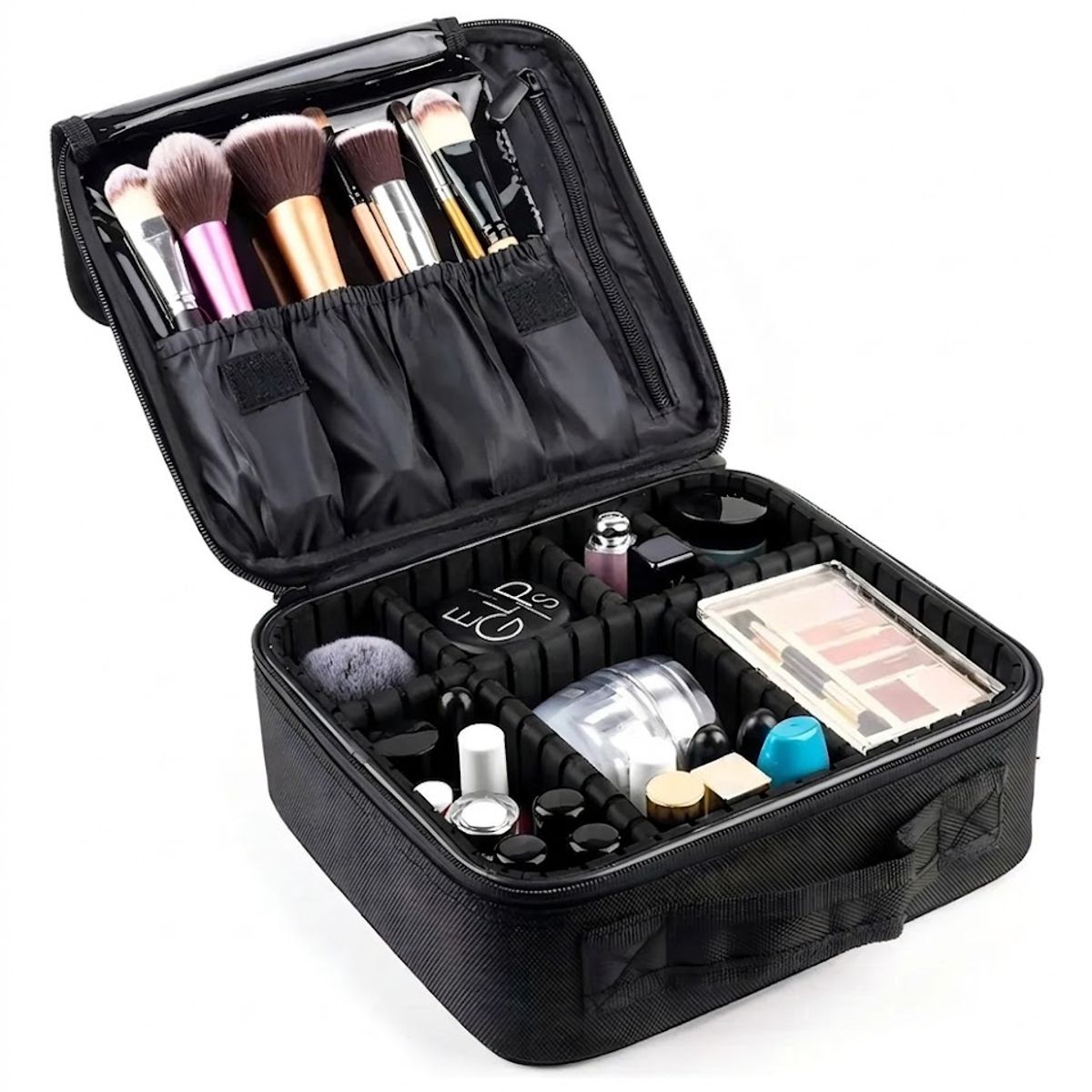 GENERICO - Organizador Estuche Multiuso Accesorios Compartimientos Cosmetiquero