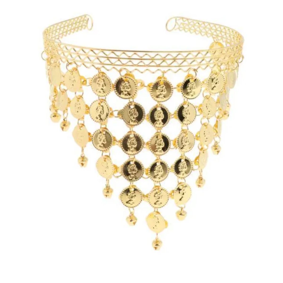GENERICO - Cintillo Diadema Tiara Danza Árabe Dorado Danza Del Vientre
