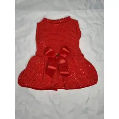 EL MUNDO DE EMMA - Vestido mascota rojo brillante talla M