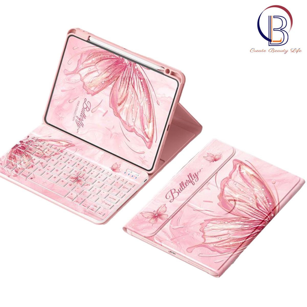PUREPOWER - Funda Teclado de Español y Raton para iPad (A16) 11ª generación y iPad 10ª Generación 10,9" 2022