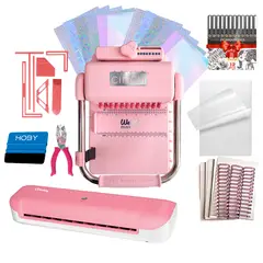 CINCH - Kit Encuadernación Profesional We R Makers Pink + Laminadora + Insumos