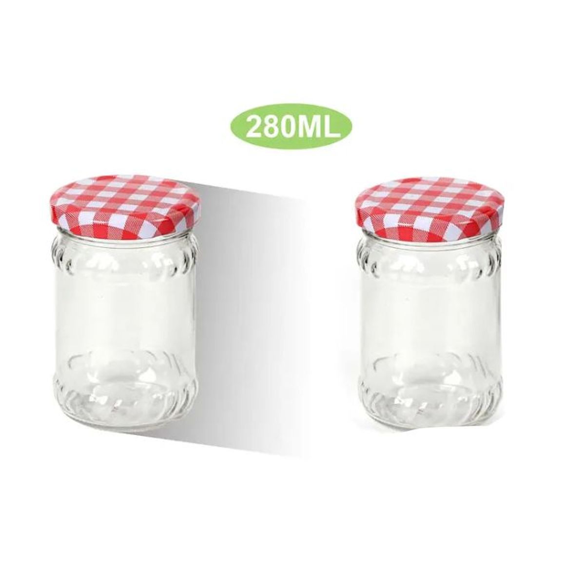 GENERICO - FRASCO DE VIDRIO CONSERVERO 280ML 6x13CM